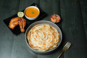 Kozhi Porichathu Indian Bread Combo