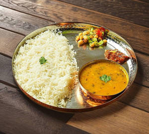 Dal/subzi Rice Tiffin Thali Veg