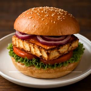 Paneer Cheese Grilled Burger