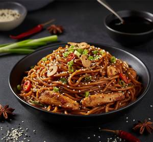 CHILLI GARLIC CHICKEN CHOWMEIN
