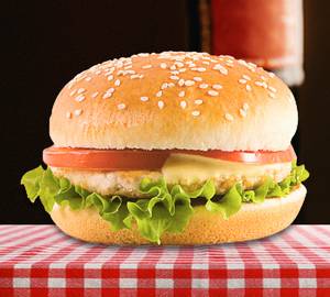 Veg cheese burger