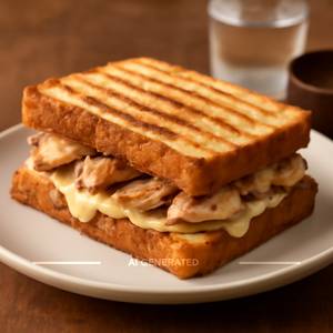 Grilled Chicken And Cheese Sandwich