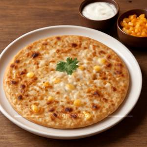 Corn Cheese Paratha