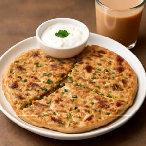 Garlic Paneer Paratha