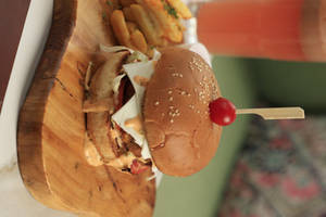 Smash Lamb & Cheese Burger