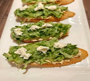 Hummus Cucumber Toast