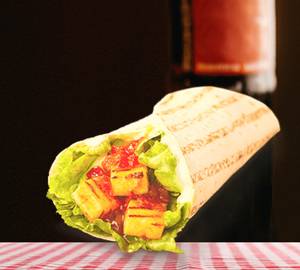 Tandoori paneer wrap
