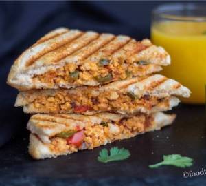 Paneer achari sandwich