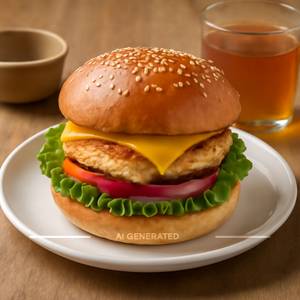 Paneer cheese burger