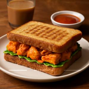 Peri Peri Paneer Sandwich