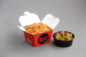Egg Chilli Garlic Noodles With Egg Pepper Salt