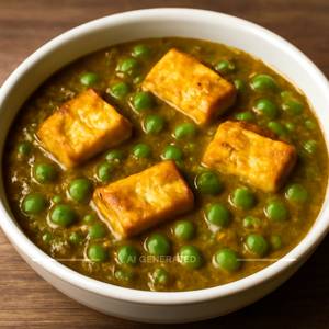 Matar paneer