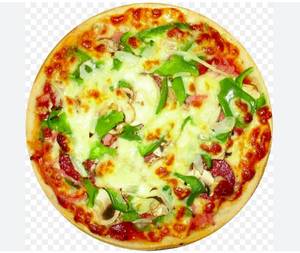 Cheese and capsicum pizza                                                            
