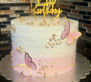 Butterfly Blueberry special Birthday cake
