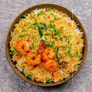 Sajni rice prawn