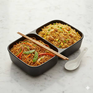 Noodles with Fried Rice
