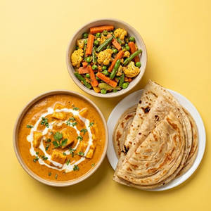 Shahi Paneer Meal With Choice Of Bread