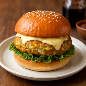 Corn Cheese Burger