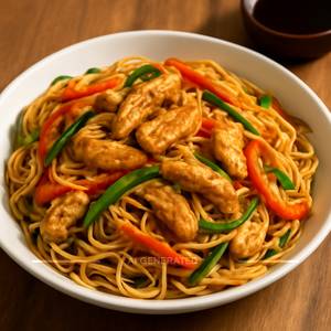 Chicken hakka noodles