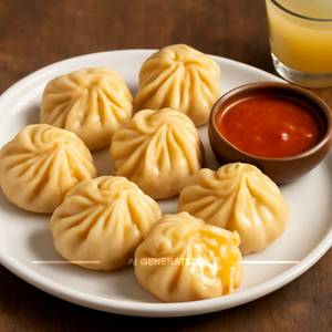 Cheese Corn Momos (8Pcs)