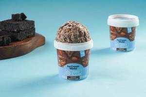 Almond Brownie Fudge Zero Added Sugar Ice Cream (100 Ml Cup)