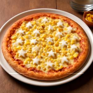 Cheese And Corn Pizza