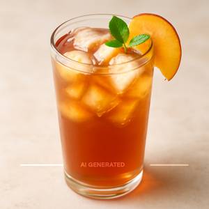 Peach iced tea