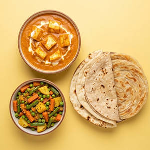 Paneer Butter Masala Meal With Choice Of Bread