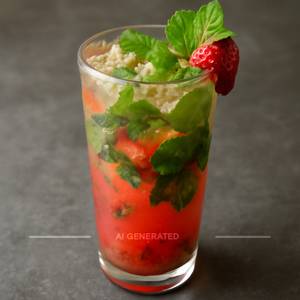 Strawberry Mint Mojito
