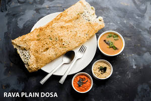 Rava Plain Dosa