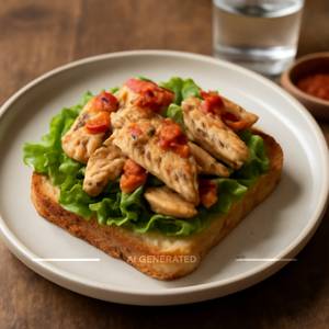 Chicken Open Sandwich