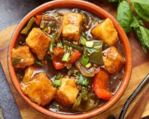 Paneer Burnt Chilli Sauce