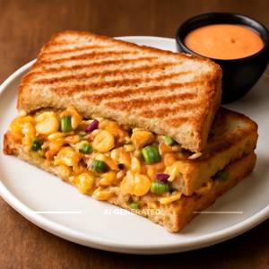 Paneer Corn sandwich