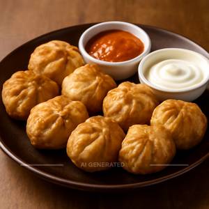 "Veg Fried Momos [ 8pcs]"