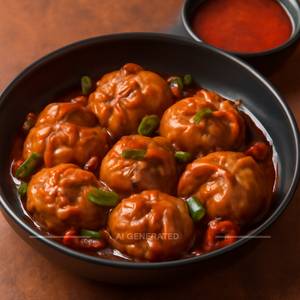 Chicken Chilli Momos 6pcs