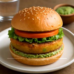 Aloo tikki burger