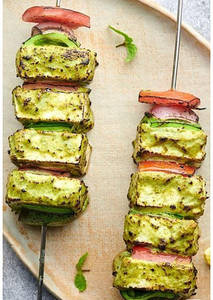 CREAMY PESTO GRILLED PANEER [8 pcs]