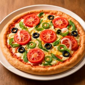 Veggie Delight Pizza..