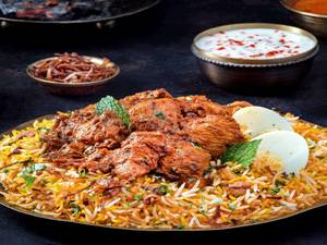 Special Chicken Dum Boneless Bowl Biryani