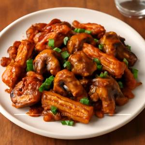 Baby Corn Chilli Mushroom