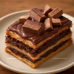 Kit-kat chocolate pastry