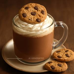 Cookie hot chocolate