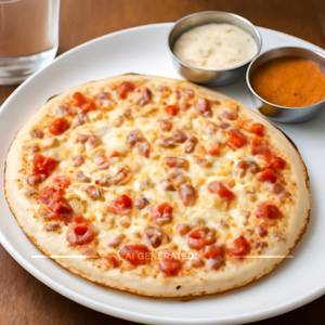 Cheese Tomato Onion Uttapam