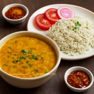 Dalfry and Jeera Rice