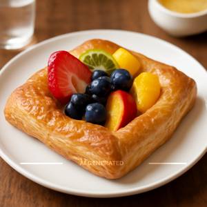 Mixed fruit pastry