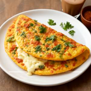 Masala Cheese Omelette