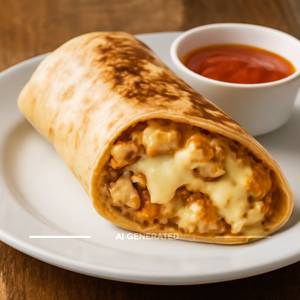 Chicken cheese wrap
