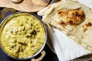 Mushroom Masala + Butter Naan (1Pc)                                          