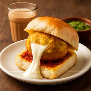 Cheese Burst Vada Pav