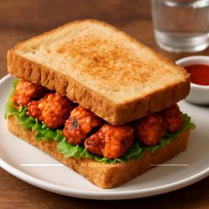 Chicken tikka sandwich